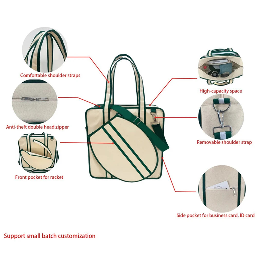 Large Waterproof Tennis & Pickleball Bag