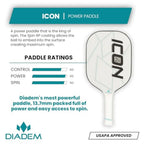 Diadem ICON Graphite Carbon Paddle