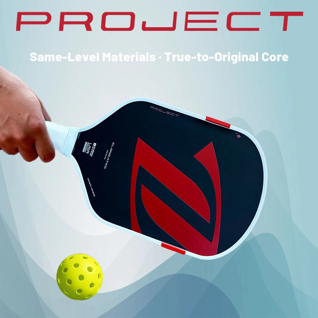 Foam core pickleball paddle featuring advanced materials and unique design for enhanced gameplay.