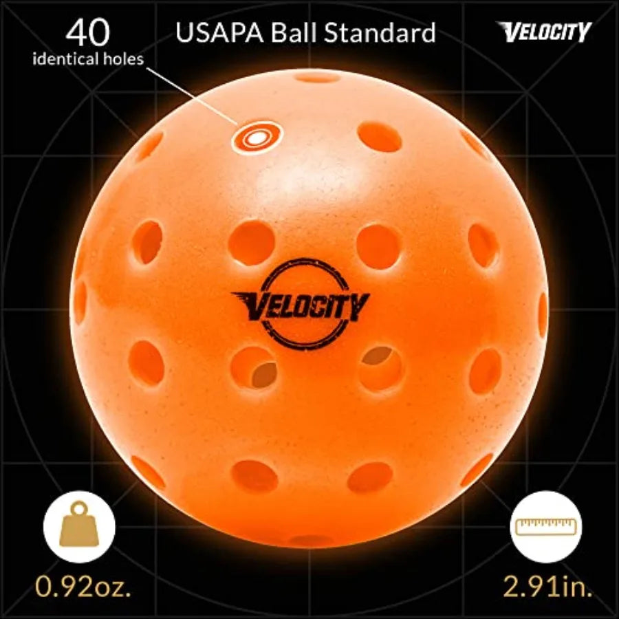 USAPA-Certified Outdoor Pickleballs (40-Hole)