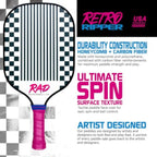 RAD Fiberglass Spin Pickleball Paddle (USAPA)