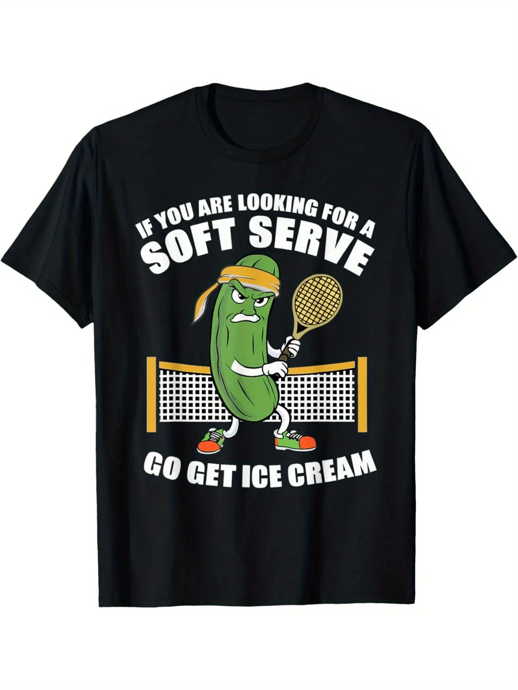 Soft Serve Pickleball Humor Tee
