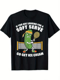 Soft Serve Pickleball Humor Tee