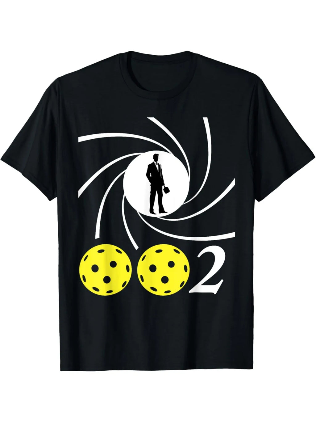 002 Spy Parody Pickleball Tee