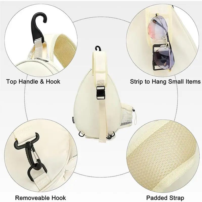 Padded Tennis Sling Bag