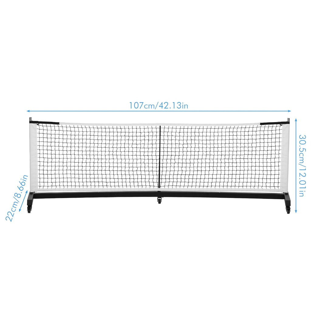 Heavy-Duty Pickleball Net with Wheels