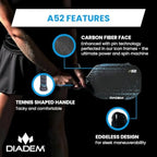 Diadem A52 Carbon Fiber Paddle