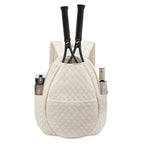 Quilted Multi-Pocket Pickleball Backpack